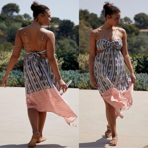 Anthropologie Striped Maxi Dress - Picture 1 of 8